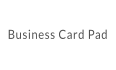 Business Card Pad