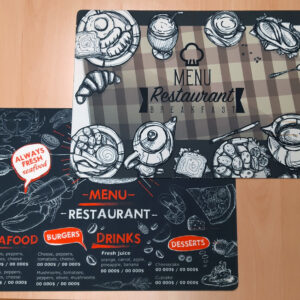 Tovagliette americane personalizzate con logo aziendale